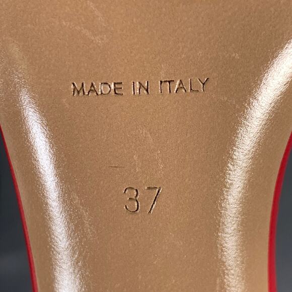 ALTUZARRA Size 7 Red Braided Ankle Strap Stiletto Sandals - Picture 7 of 7